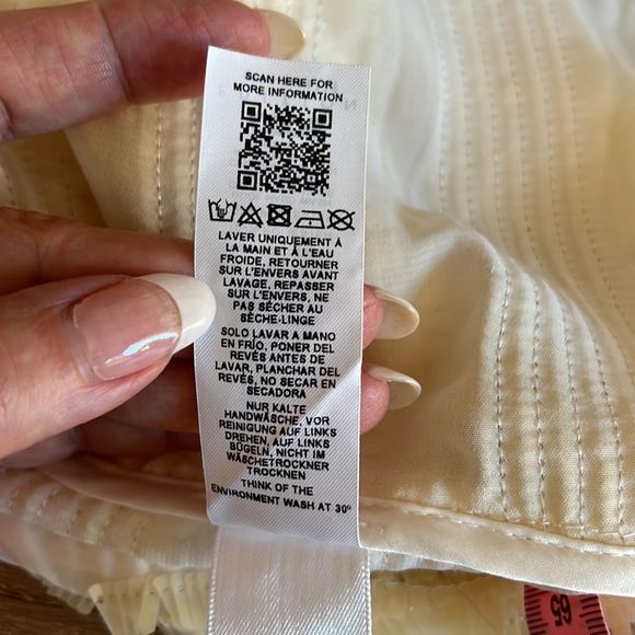 ASOS palliates top button down cream off white oversized see photos - Picture 12 of 14